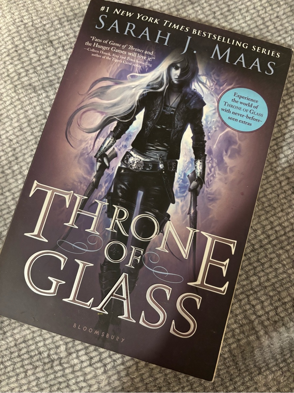 👑Throne of Glass by Sarah J. Maas, OOP cover, paperback📙